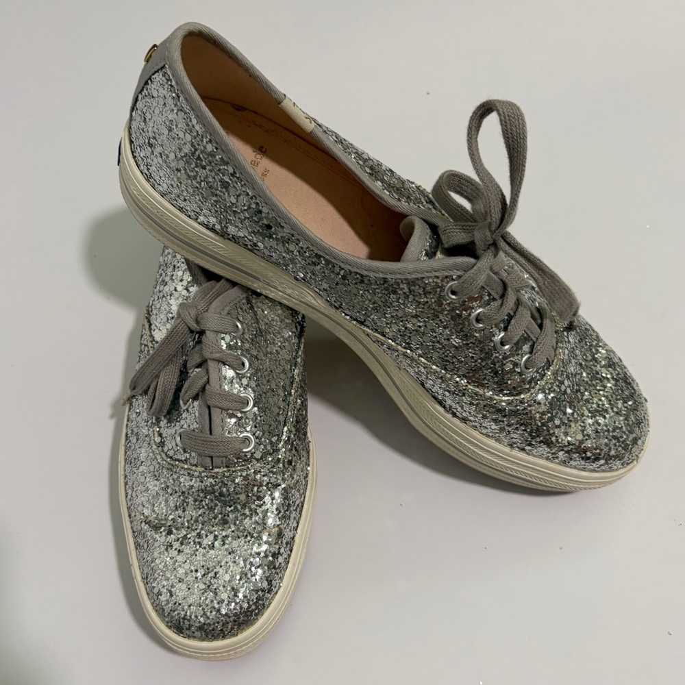 Spade Keds Glitter Sneakers Size 8